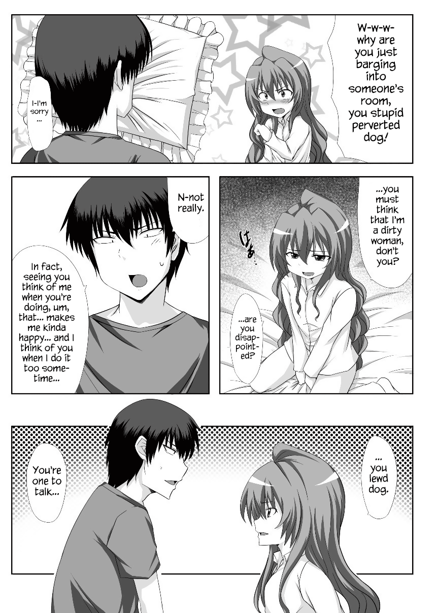 Schoolgirl Series — Toradora! Taiga and Minori share cock and get filled with mutual creampies