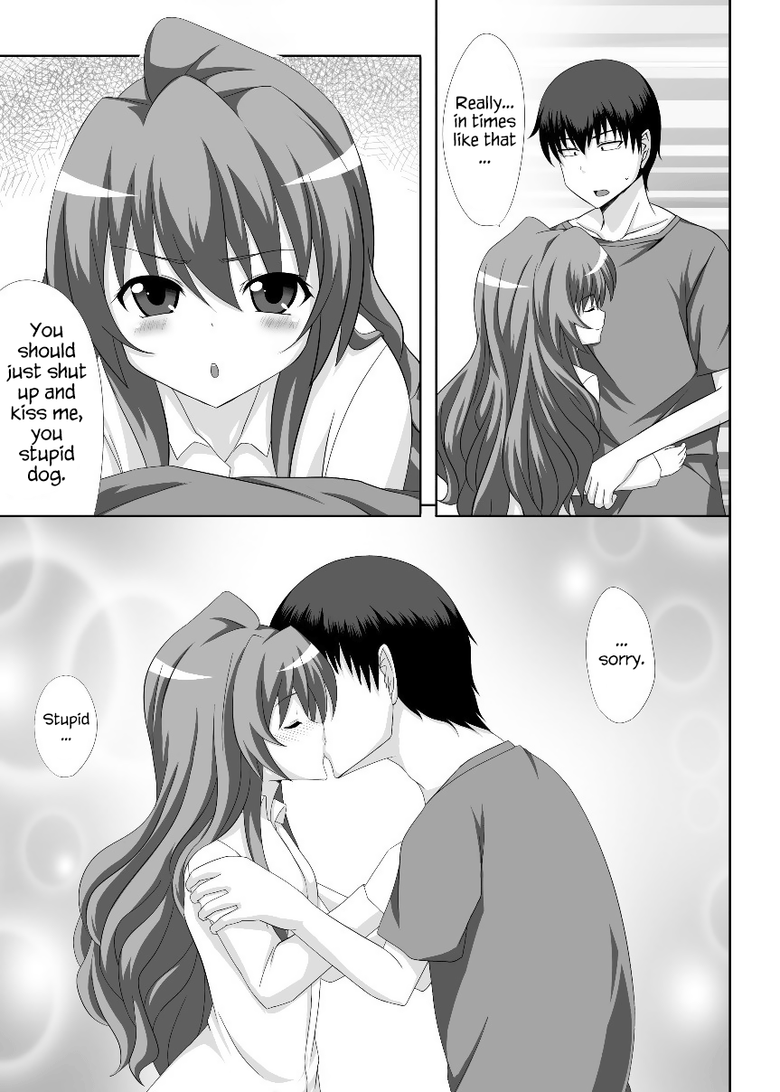 Schoolgirl Series — Toradora! Taiga and Minori share cock and get filled with mutual creampies