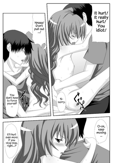 Schoolgirl Series — Toradora! Taiga and Minori share cock and get filled with mutual creampies