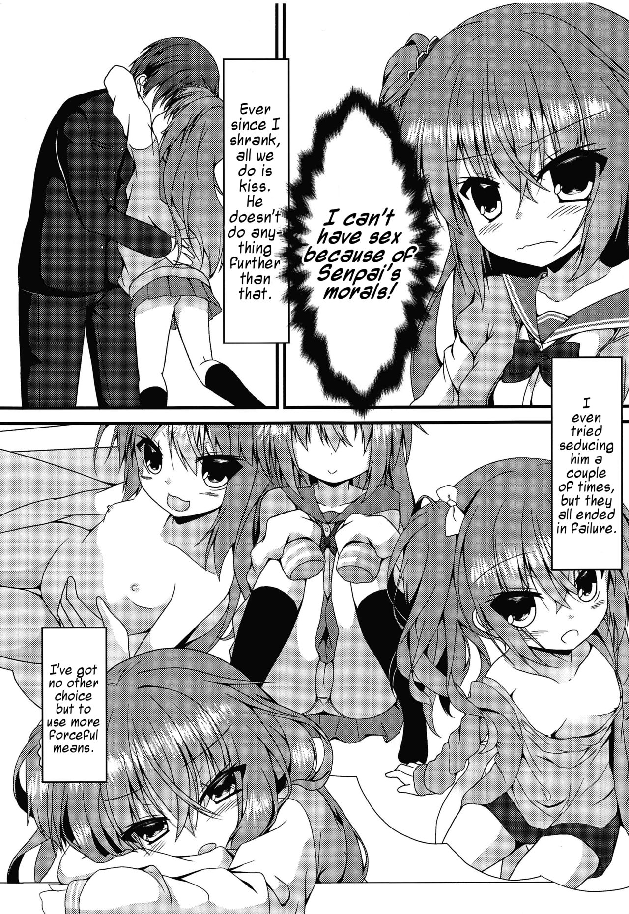 Shrinking Series — Tiny Meguru-chan Still Wants To Get Fucked Hard [Neko Daifuku]