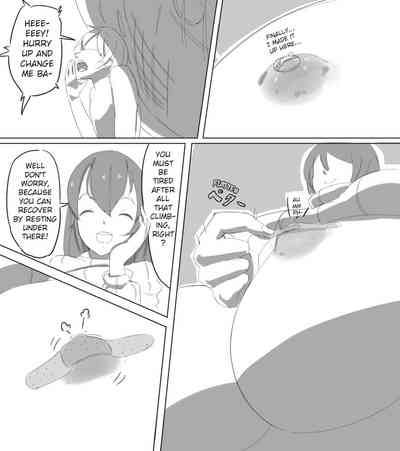 Shrunken Series — A Tiny Man Is Played With Like A Toy By A Giant Woman [Marushamo]