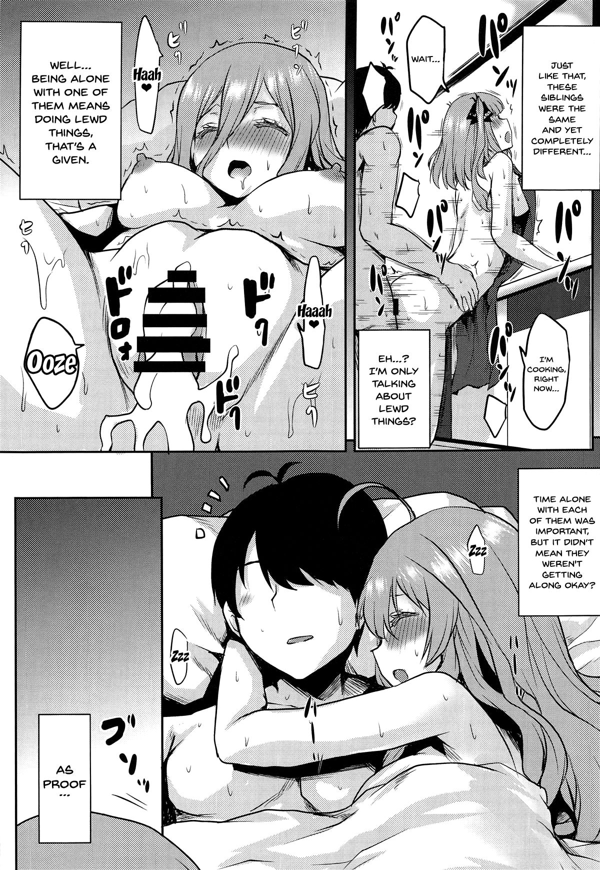 Sisters Series — Five Identical Sisters Take Turns Getting Fucked Hard In Explicit Hentai Gangbang [COMIC1☆15 Omodume Kushikatsu Koumei Gotoubun no Hanayome English Doujins.com]