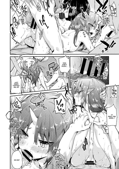 Spirit World Series — Harem Encounter with Busty Demon Girls and Creampie Action [Azuma Sawayoshi] Ayakashi-kan e Youkoso! Ch. 1-6 [English] =White Symphony= [Digital]