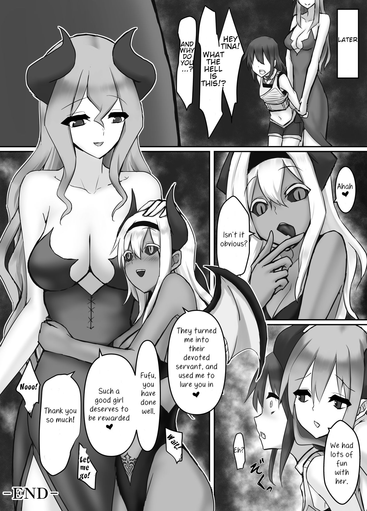 Succubus Series — Monster Girl Lesbian Rape Scene [Intondou (Stealth Moko)]