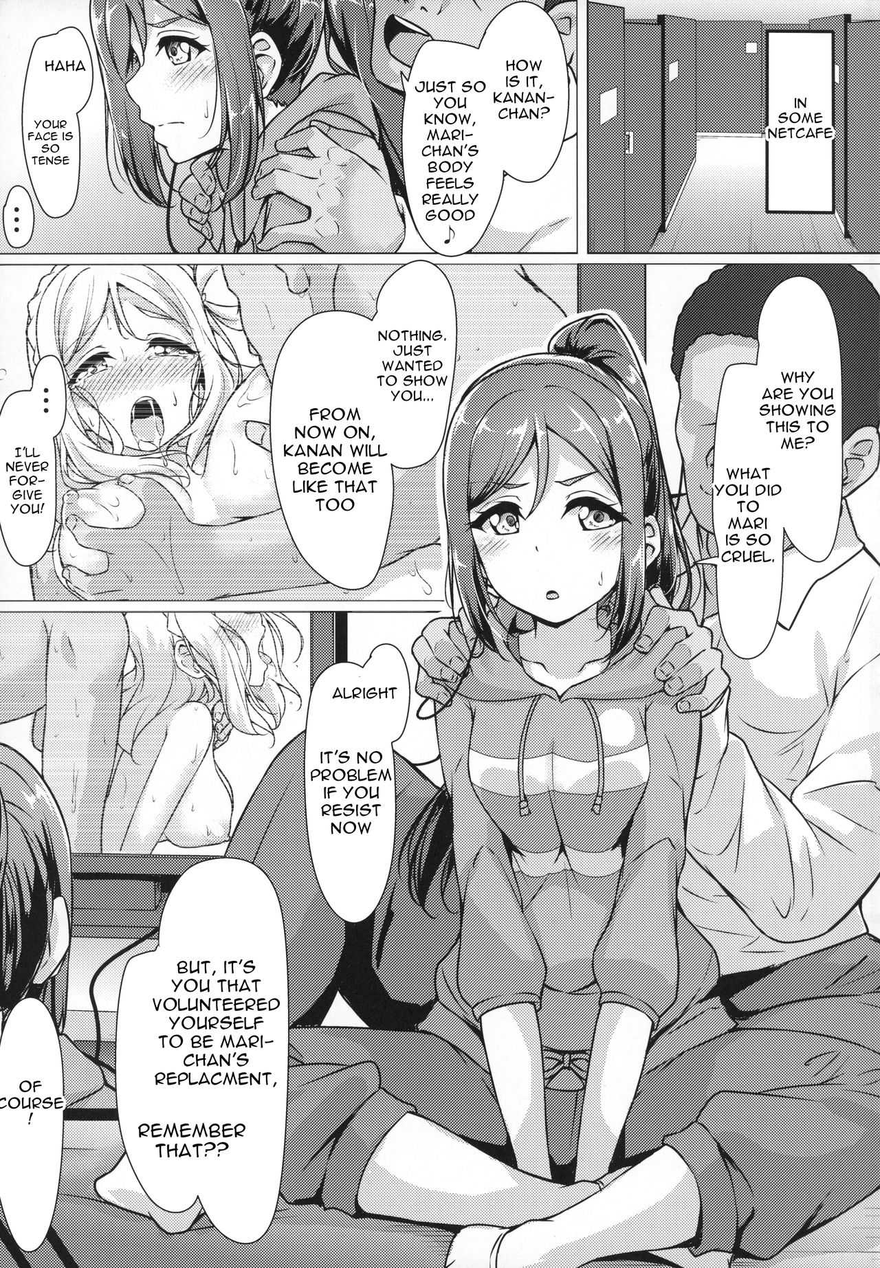 Swimmer Series — Kanan Matsuura Takes Ruby Kurosawa’s Place for a Hardcore Double Penetration Fuck Fest  [C94 corori Yopparai Oni KANAKAN Migawari Kanan-chan FunbaRuby Love Live Sunshine English Gagak_Ireng]