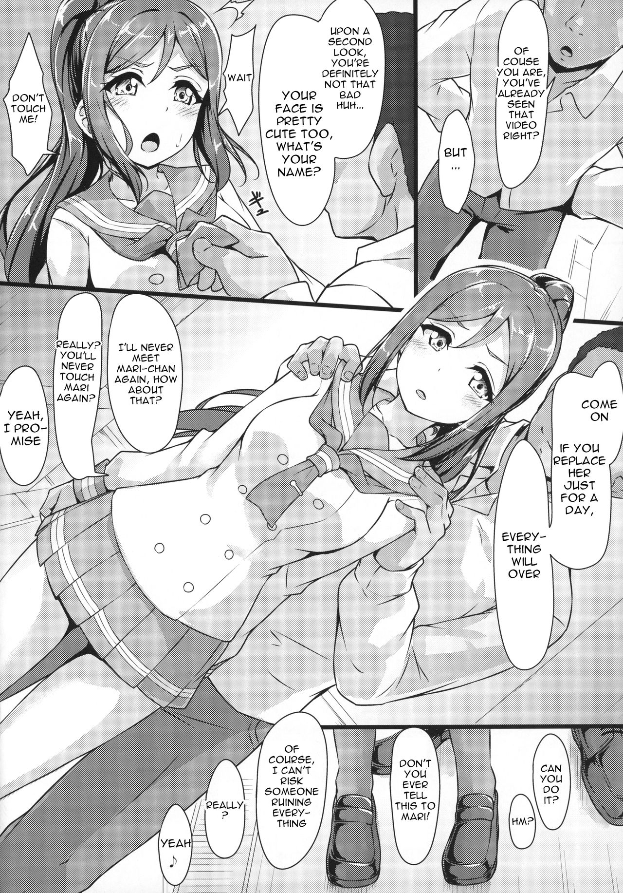 Swimmer Series — Kanan Matsuura Takes Ruby Kurosawa’s Place for a Hardcore Double Penetration Fuck Fest  [C94 corori Yopparai Oni KANAKAN Migawari Kanan-chan FunbaRuby Love Live Sunshine English Gagak_Ireng]