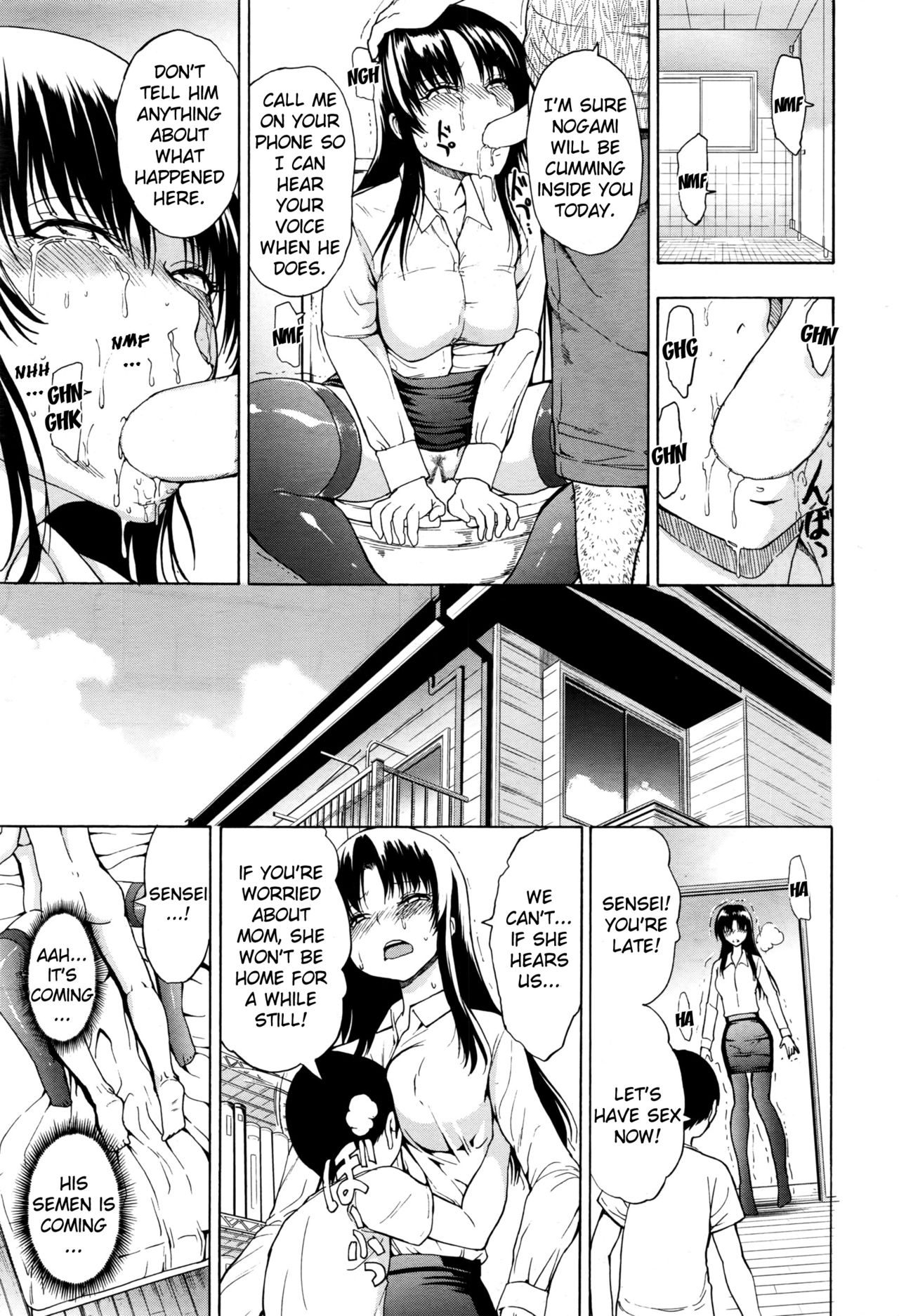 Teacher Series —  Female Teacher Ichikawa Miyuki Gets Fucked Hard in the Classroom [Hakaba] [English] [Kizlan]