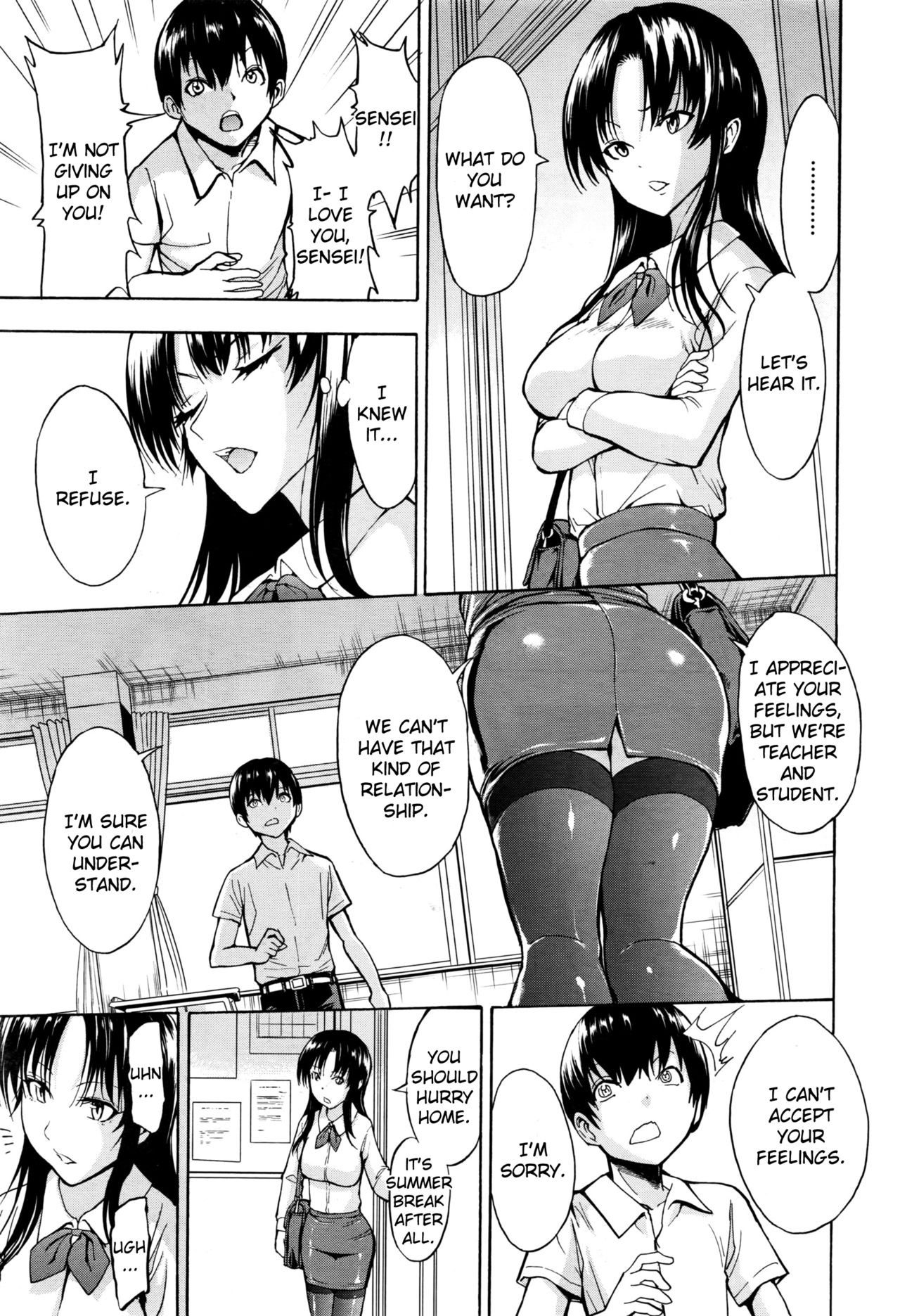 Teacher Series —  Female Teacher Ichikawa Miyuki Gets Fucked Hard in the Classroom [Hakaba] [English] [Kizlan]
