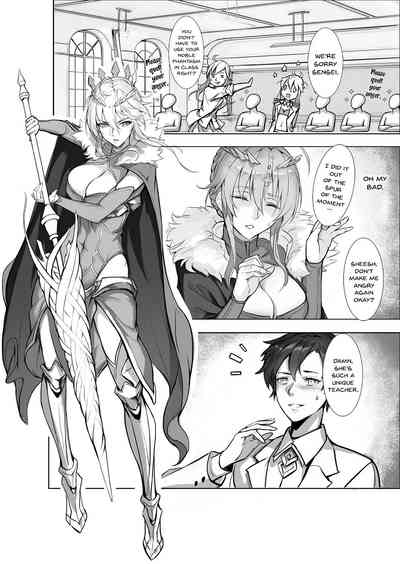 Teacher Series — FGO Instructor Gets Her Pussy Filled by Student Cock in Classroom Fuck [C95 Nameless Tsuki no Senninno]