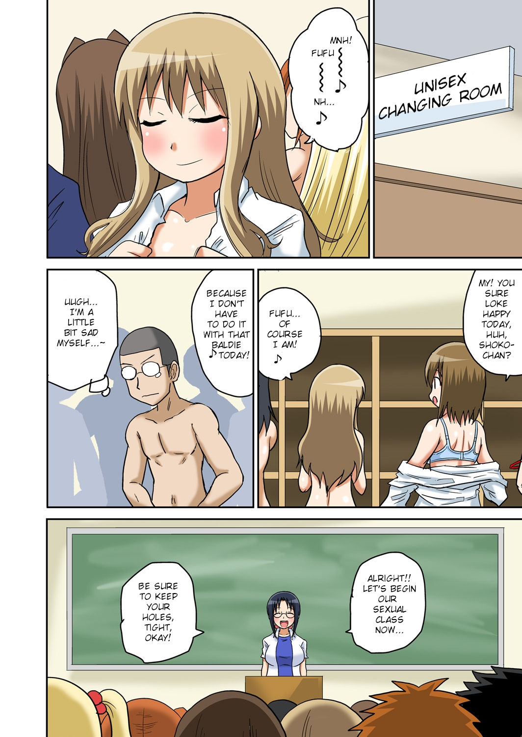 Teacher Series — Naughty Lessons with Busty Classmate Ch. 5 [Iguchi Sentarou] [English] [TSHH] [Digital]