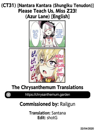 Teacher Series — Please Teach Us, Miss Z23! Hardcore Anime Schoolgirl Fucking  [CT31]