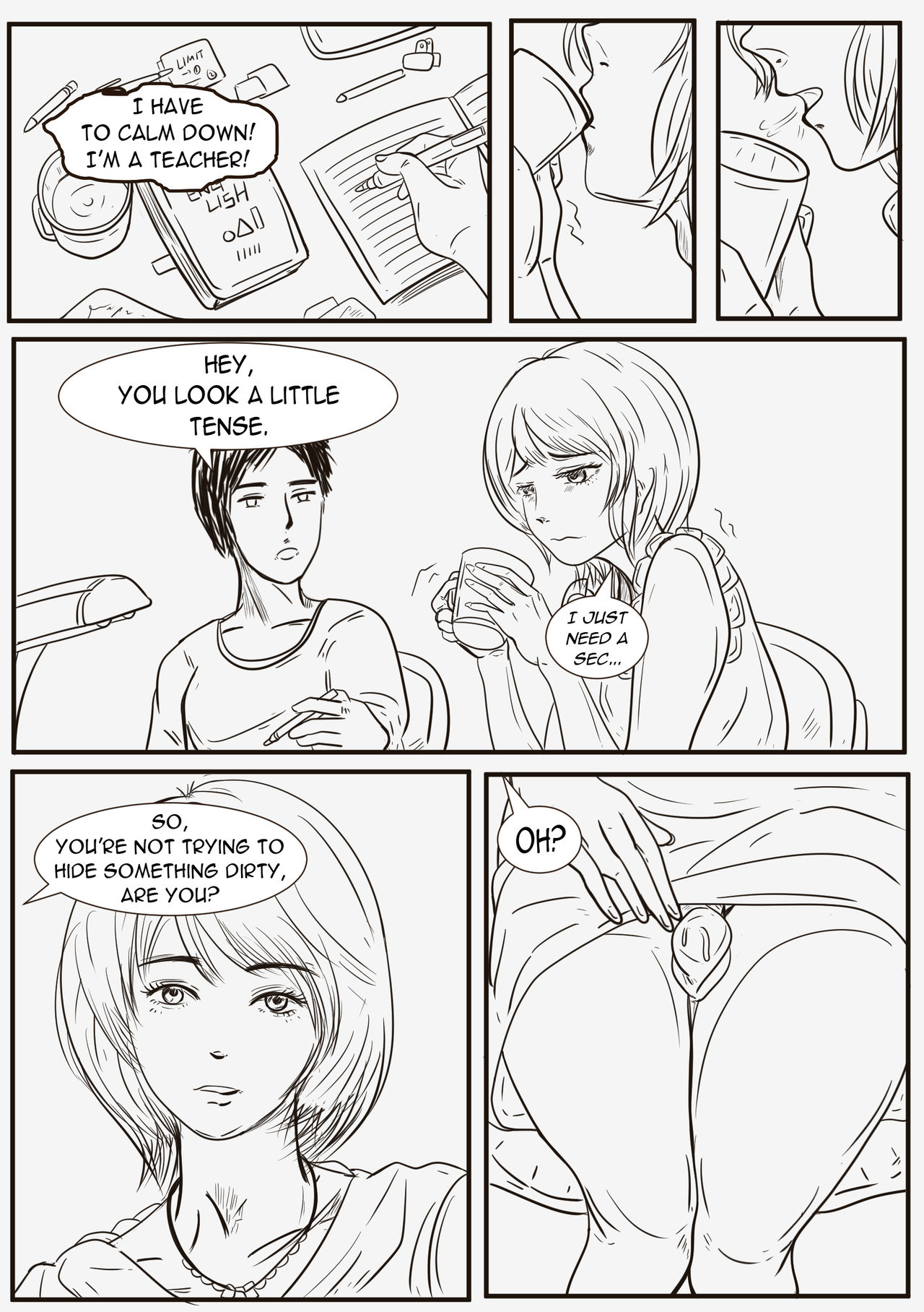 Teacher Series — Private Teacher  Fucks Her Student’s Brains Out