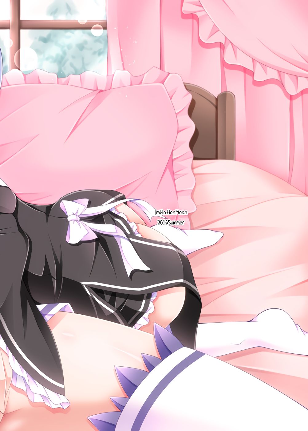 Teacher Series — Rem Teaches Emilia How to Fuck  [Imitation Moon (Narumi Yuu)]