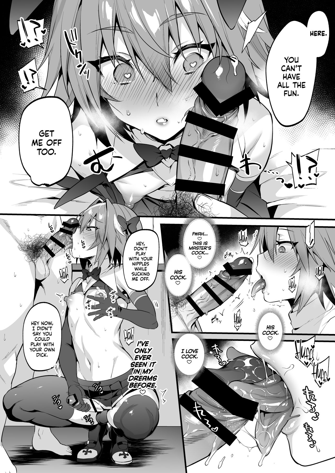 Teasing Series — Astolfo gets teased and dominated in intense rough playful action [Morittokoke (Morikoke)] Astolfo Korashime Hon
