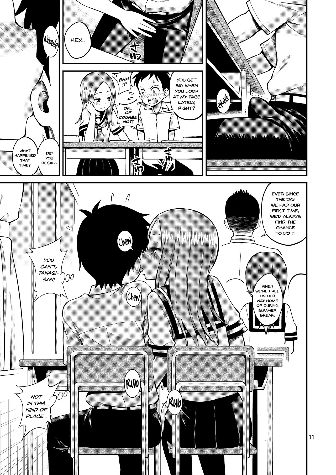 Teasing Series — Expert Teasing Takagi-san Gets Roughly Fucked and Creampied [Popochichi (Yahiro Pochi)]