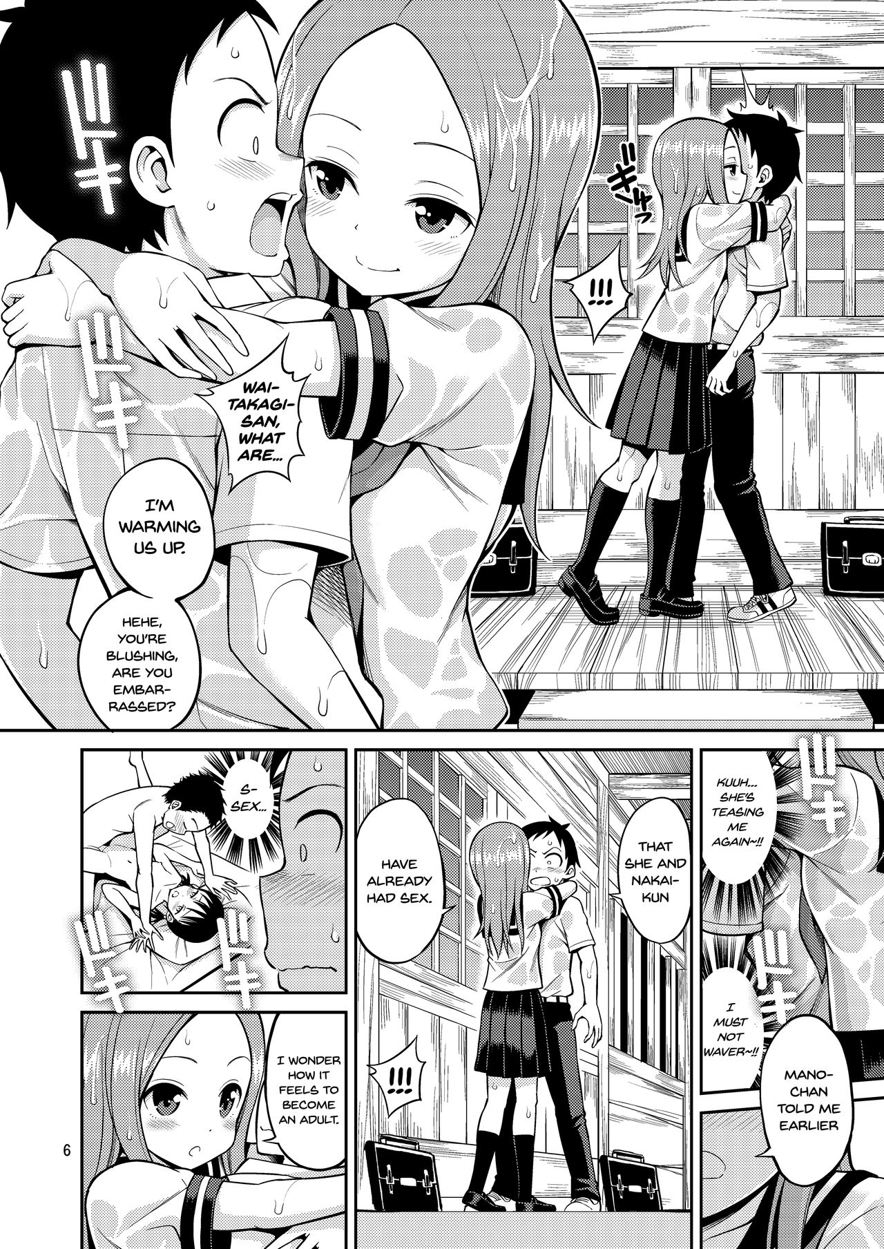 Teasing Series — Expert Teasing Takagi-san Gets Roughly Fucked and Creampied [Popochichi (Yahiro Pochi)]