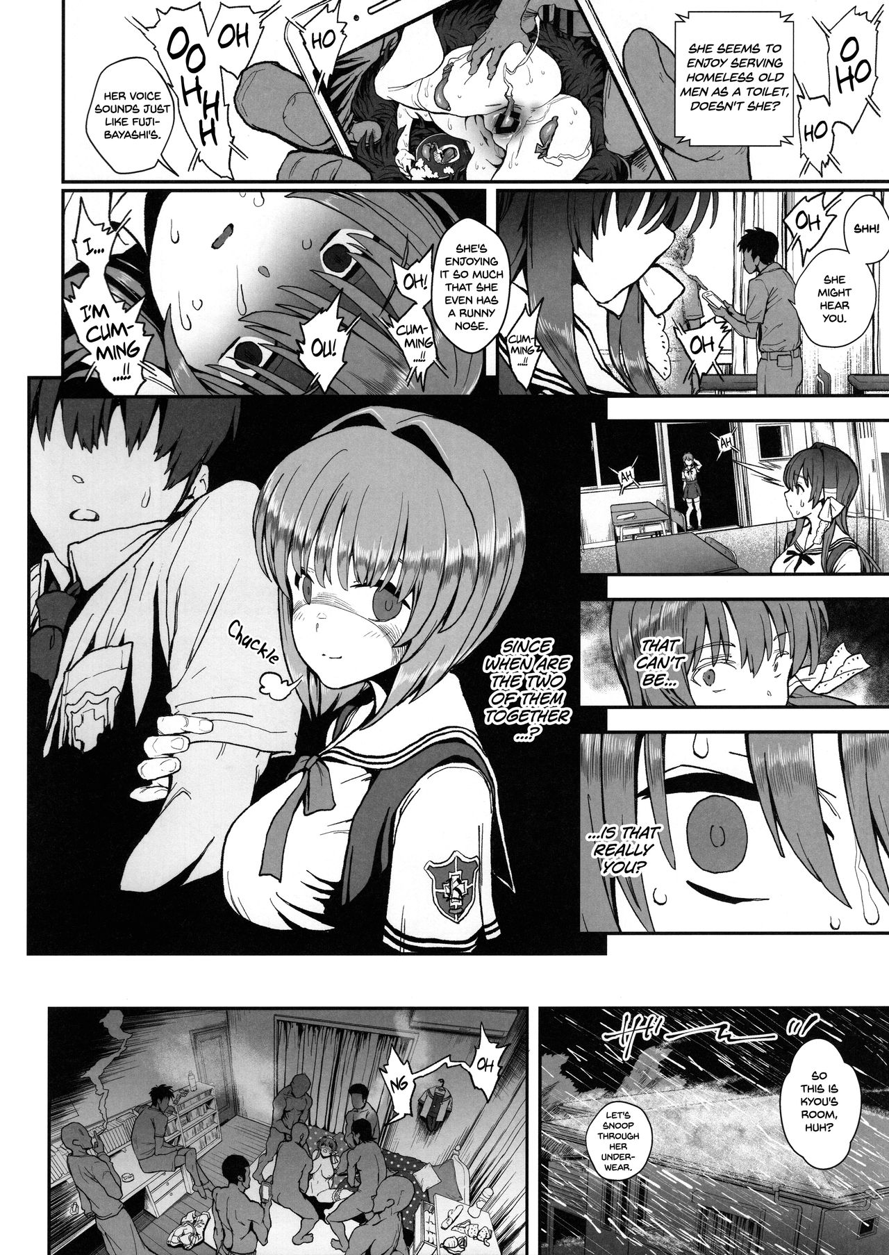 Teasing Series —  Punishment Depressed Fujibayashi Kyou Rough Discipline [C97 Karaage Market Aburi]