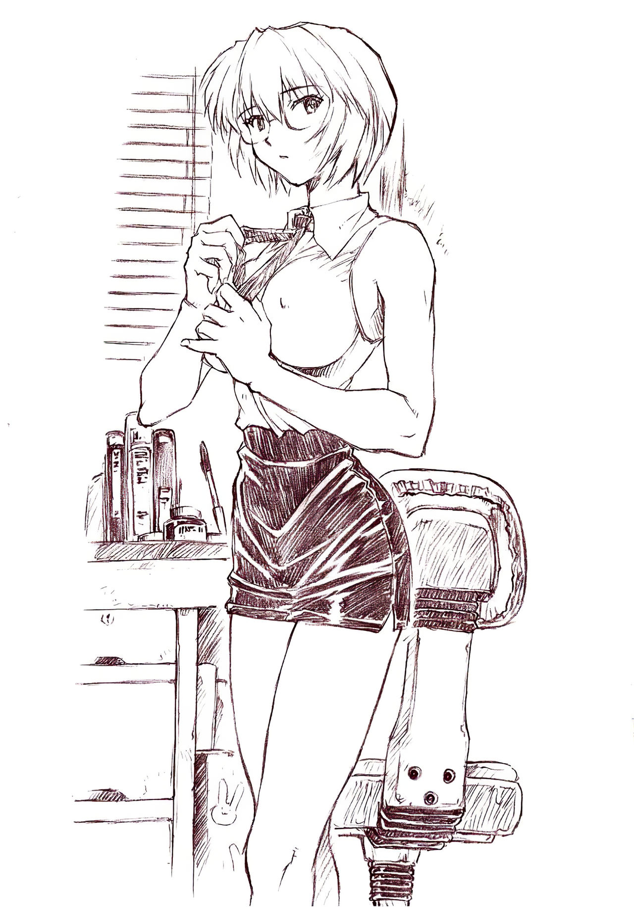 Teen Series — Ayanami 1-5 Student Compilation [C58 Nakayohi Mogudan Mogudan] Neon Genesis Evangelion English