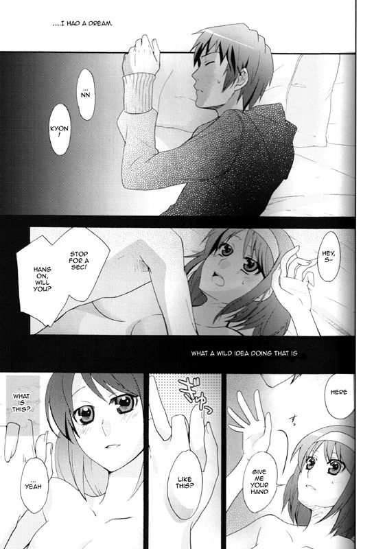 Teen Series —  Dream Fuck Session: Haruhi Gets Her Pussy Pounded in a Lewd Fantasy [C75 Butajiru Fujimura Q English]