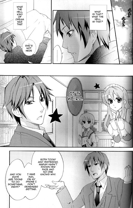 Teen Series —  Dream Fuck Session: Haruhi Gets Her Pussy Pounded in a Lewd Fantasy [C75 Butajiru Fujimura Q English]