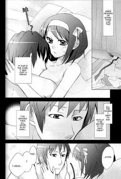Teen Series —  Dream Fuck Session: Haruhi Gets Her Pussy Pounded in a Lewd Fantasy [C75 Butajiru Fujimura Q English]