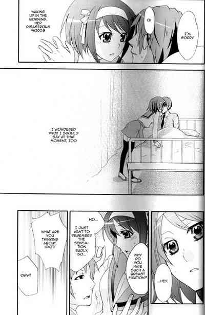 Teen Series —  Dream Fuck Session: Haruhi Gets Her Pussy Pounded in a Lewd Fantasy [C75 Butajiru Fujimura Q English]