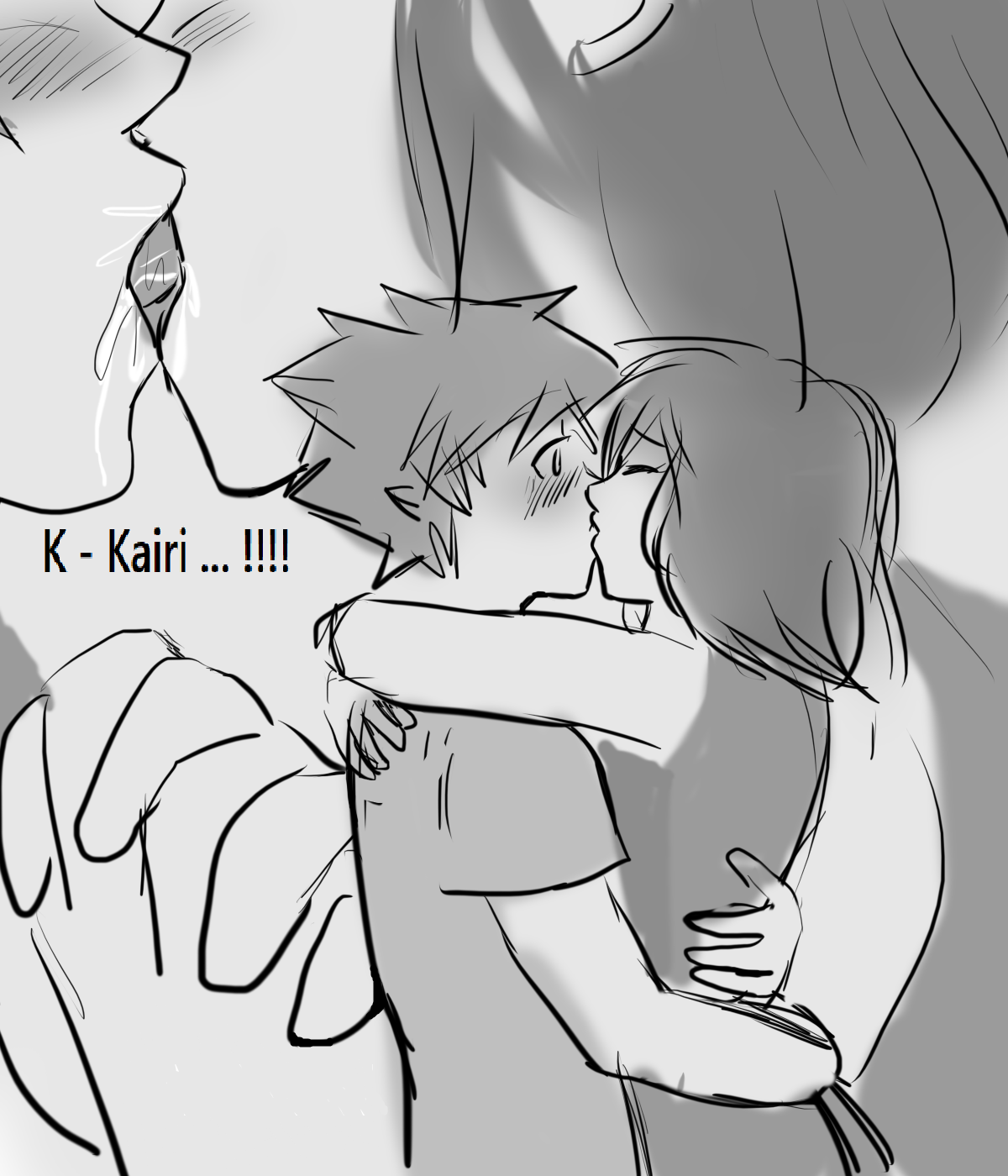 Teen Series — Kairi gets roughly double penetrated by massive cocks after being captured  [Kairi trapped 2]