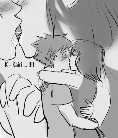 Teen Series — Kairi gets roughly double penetrated by massive cocks after being captured  [Kairi trapped 2]