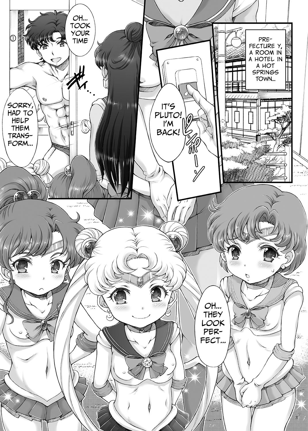 Teen Series — Sailor Moon  Schoolgirls  Delivery Health  Barely Legal