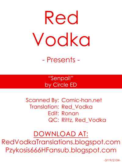 Teen Series —  Senpai! ch01 [English] =Red Vodka=