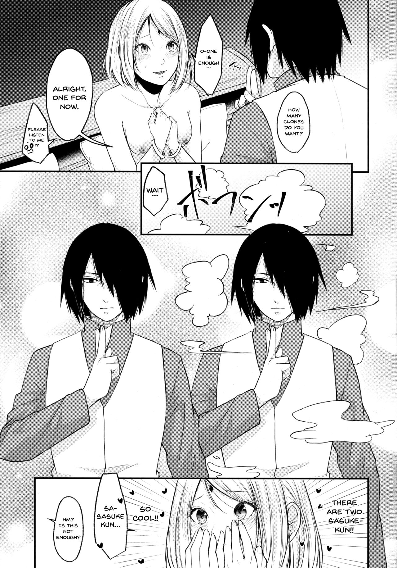Teen Series —  Shadow Clone Gangbang Fucking  [Zennin Shuuketsu 10 Togijiru OhRin Boruto English Doujins.com]