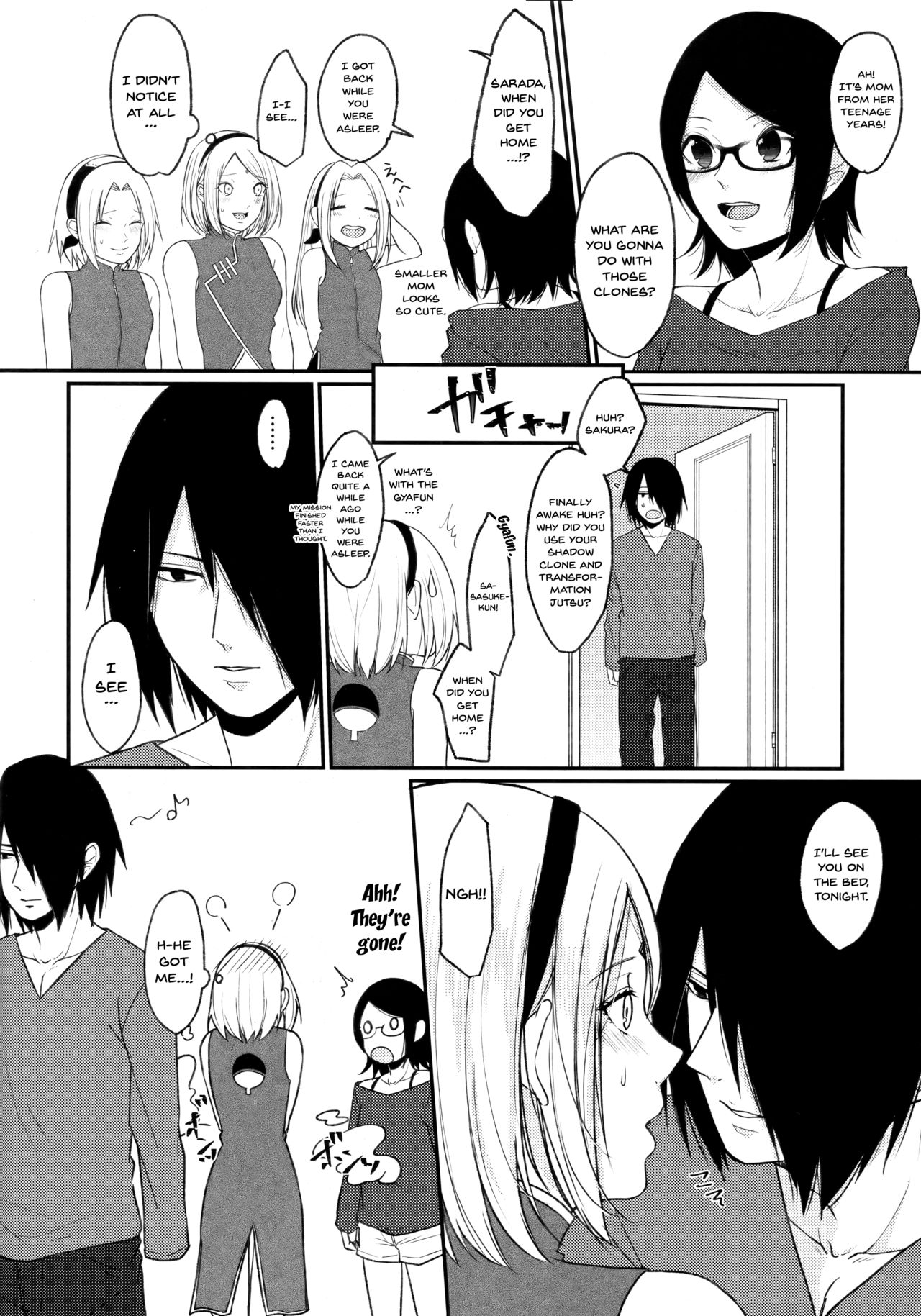 Teen Series —  Shadow Clone Gangbang Fucking  [Zennin Shuuketsu 10 Togijiru OhRin Boruto English Doujins.com]