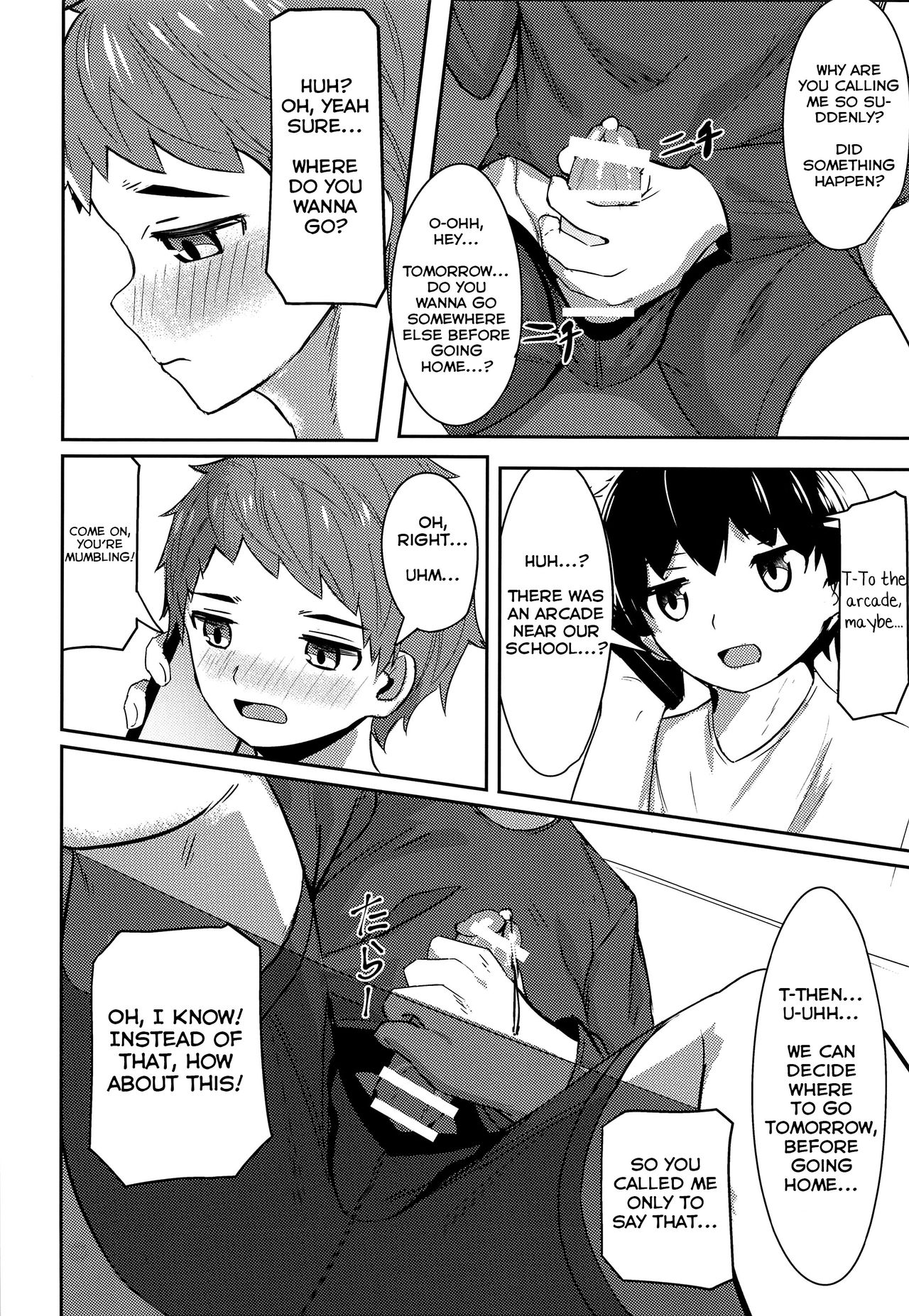 Teen Series —  Telepathic Connection Leads to Intense Mind-Linked Fucking  [ShotaFes 4] [Nisankatanso (Nayoshi)] [English] [Yuuta’s Blog]