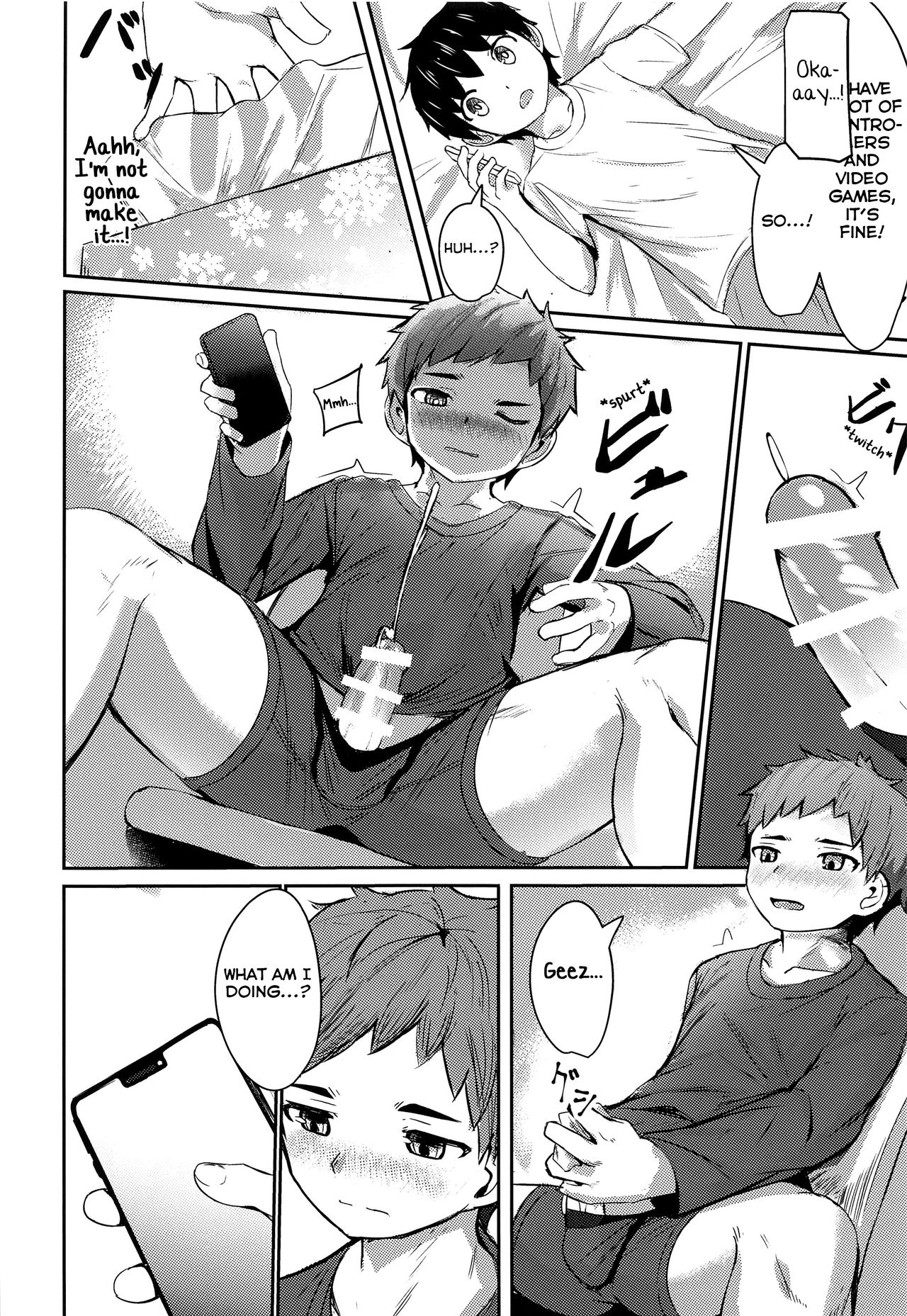 Teen Series —  Telepathic Connection Leads to Intense Mind-Linked Fucking  [ShotaFes 4] [Nisankatanso (Nayoshi)] [English] [Yuuta’s Blog]