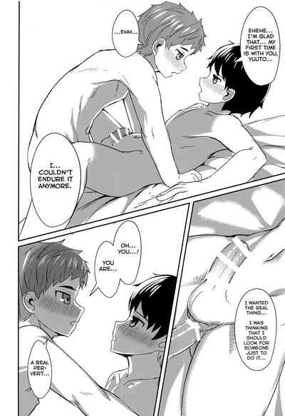 Teen Series —  Telepathic Connection Leads to Intense Mind-Linked Fucking  [ShotaFes 4] [Nisankatanso (Nayoshi)] [English] [Yuuta’s Blog]