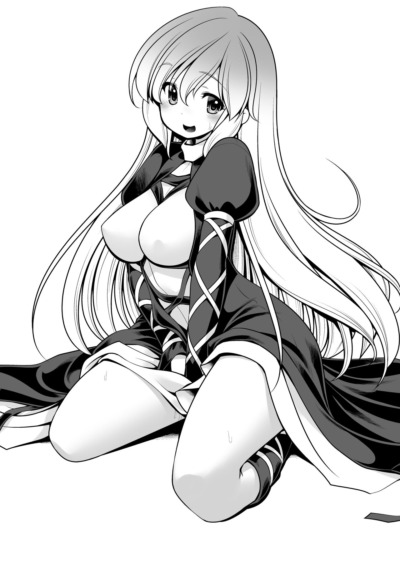 Temple Series — Soaked Temple Maiden Gets Fucked Hard In The Rain [Yosutebito na Mangakaki (Tomoki Tomonori)]