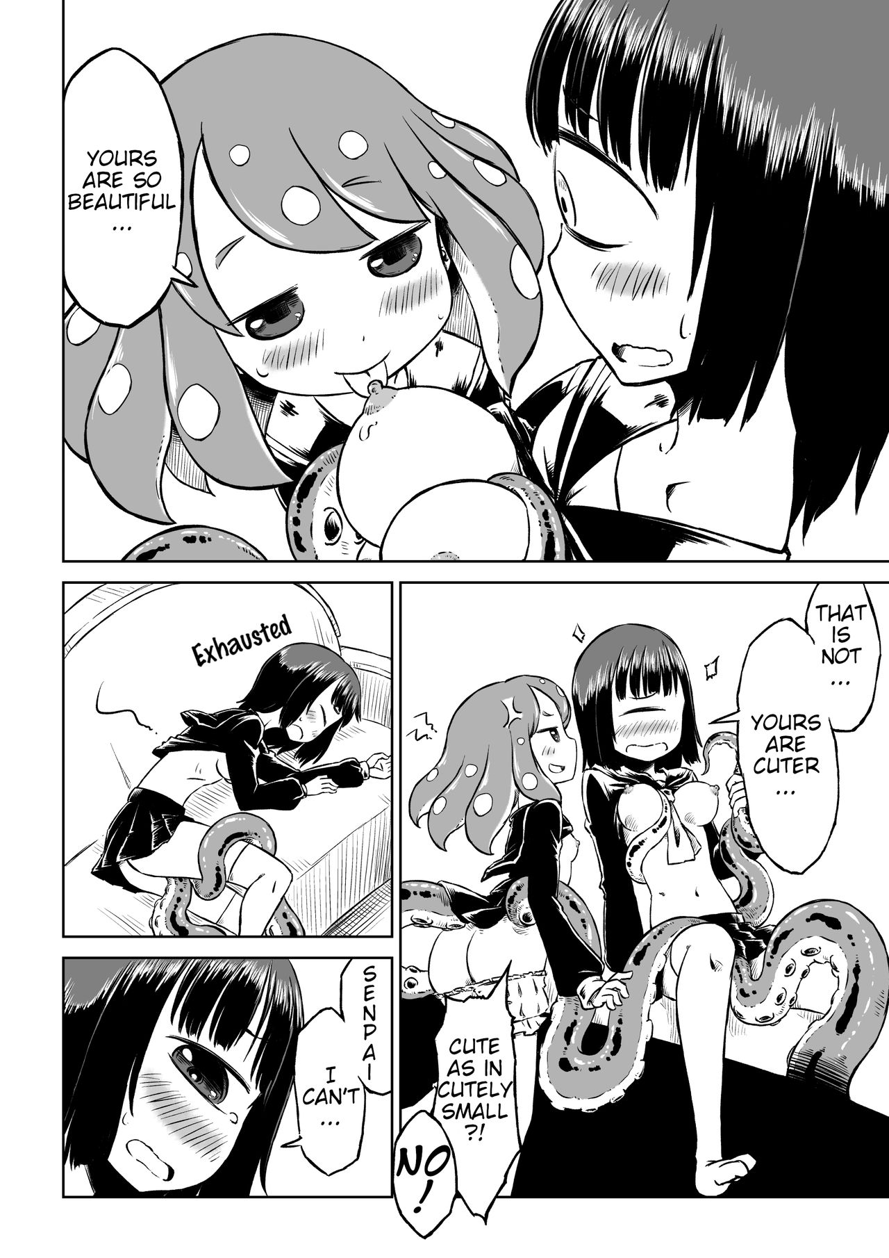 Tentacle Series — Octopus Girl Loves To Fuck One-Eyed Girl Hard [Sondake. (SoN)]