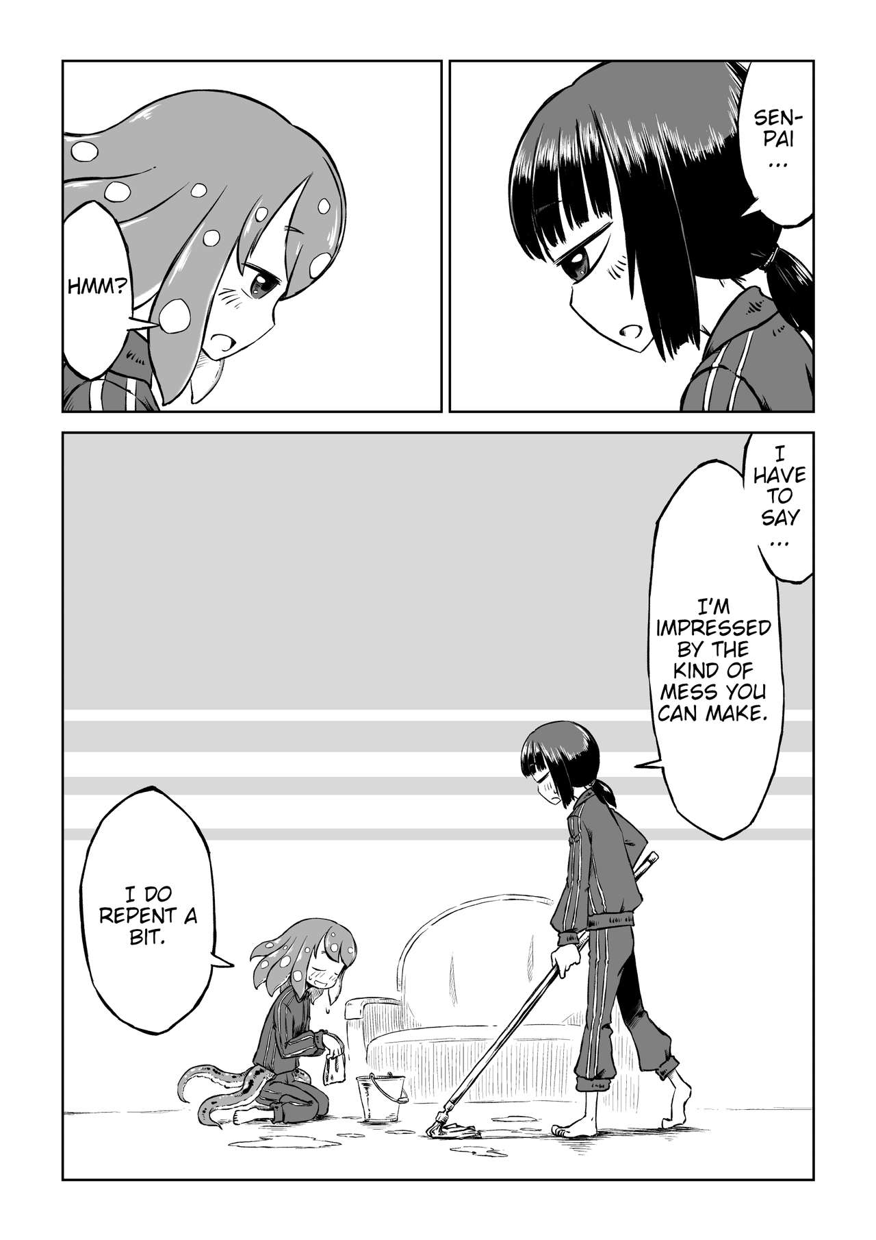 Tentacle Series — Octopus Girl Loves To Fuck One-Eyed Girl Hard [Sondake. (SoN)]