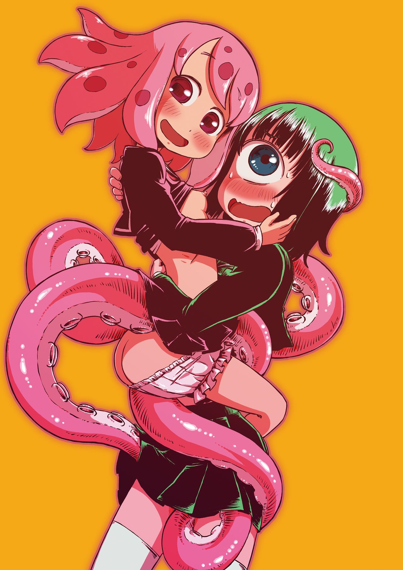 Tentacle Series — Octopus Girl Loves To Fuck One-Eyed Girl Hard [Sondake. (SoN)]
