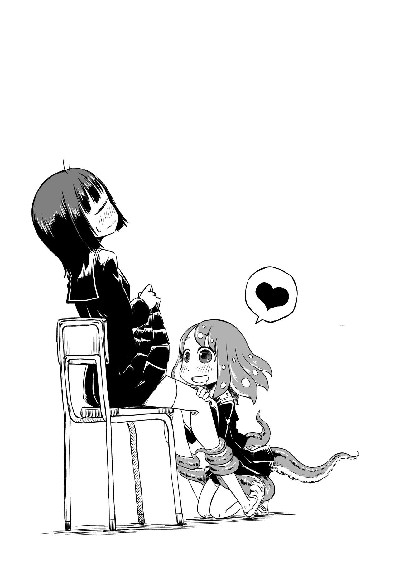 Tentacle Series — Octopus Girl Loves To Fuck One-Eyed Girl Hard [Sondake. (SoN)]