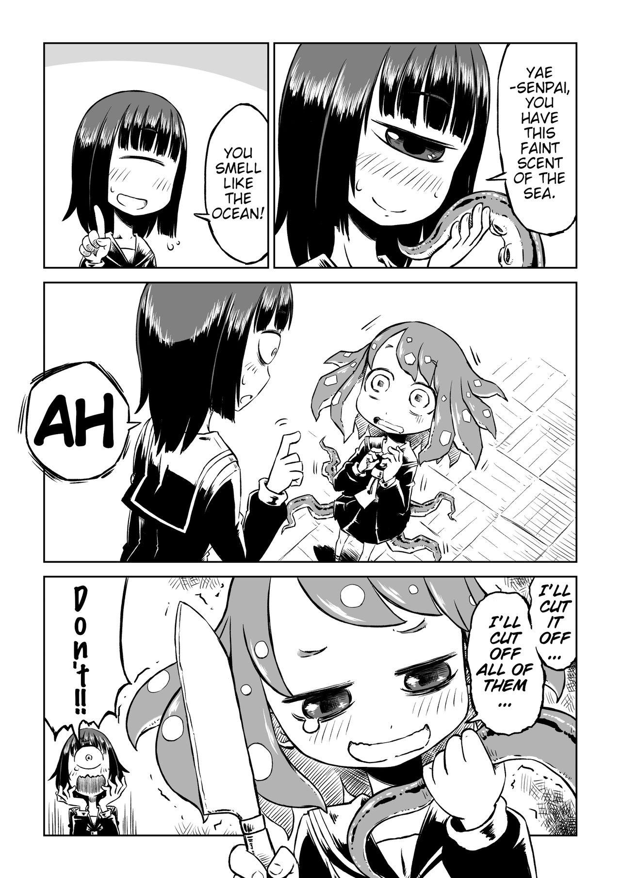 Tentacle Series — Octopus Girl Loves To Fuck One-Eyed Girl Hard [Sondake. (SoN)]