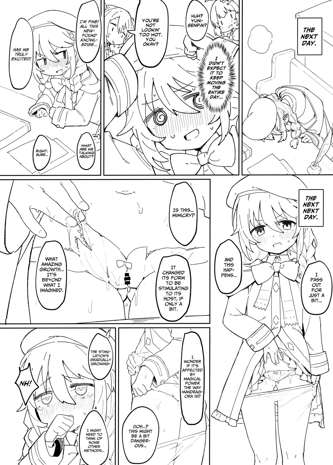 Tentacle Series —  Yuni Senpai Gets Violated By Tentacles [Petit Machiya]