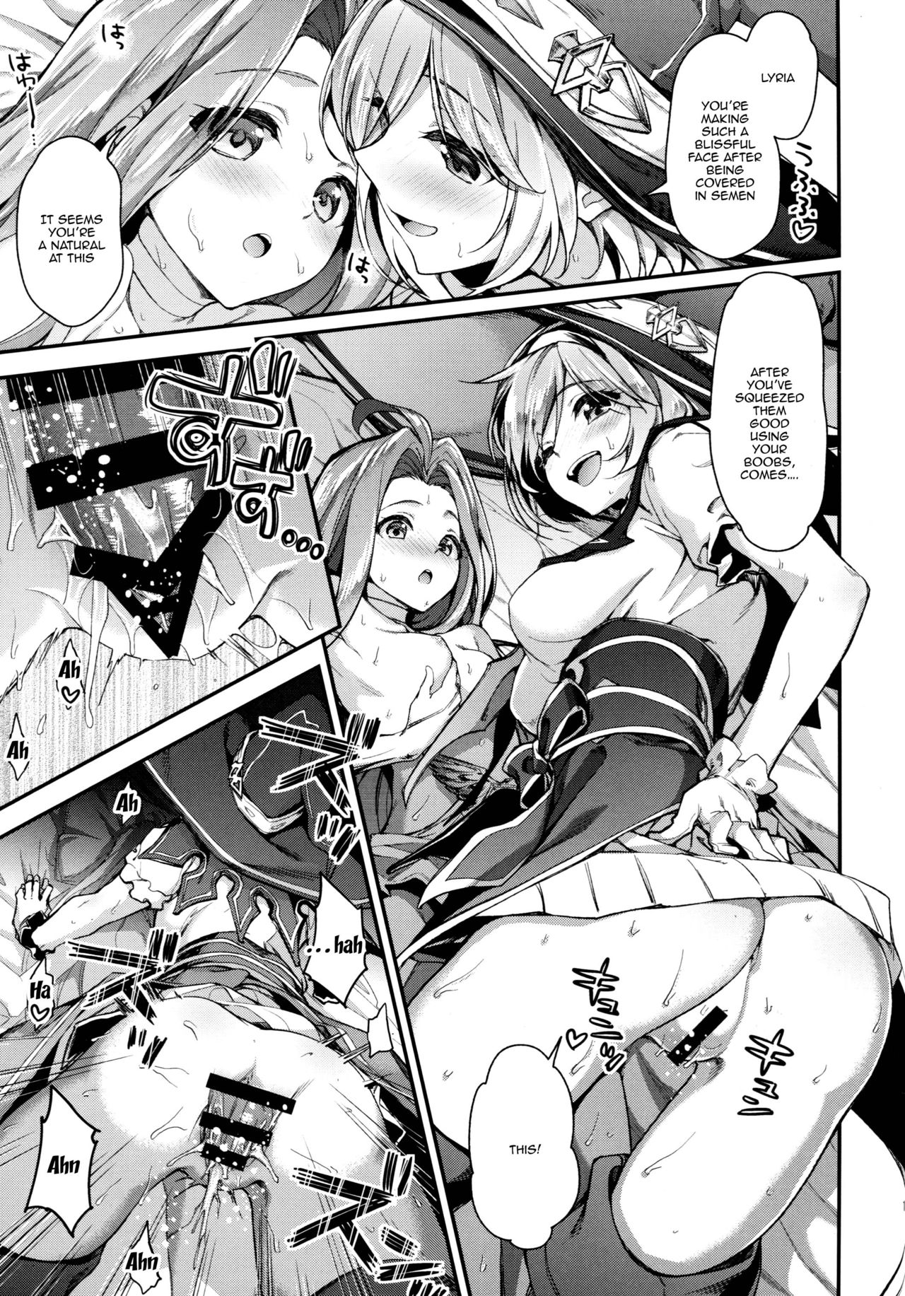 Threesome Series —  Djeeta and Lyria Hardcore Fuck Session  [Minna no Danchou]