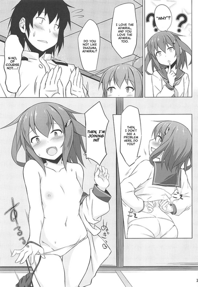 Threesome Series — Ikazuchi and Inazuma Beg for the Admiral’s Creampie  [C96] [Sirotaruto (Kotaru, Shirasaki Karu)]