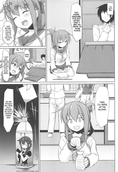 Threesome Series — Ikazuchi and Inazuma Beg for the Admiral’s Creampie  [C96] [Sirotaruto (Kotaru, Shirasaki Karu)]