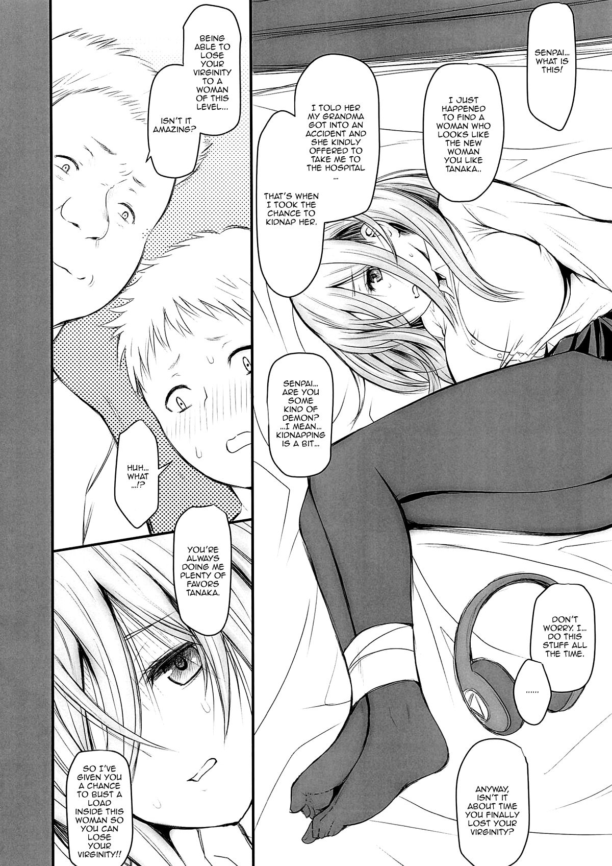 Threesome Series — Me, Miku, and the Perverted Senpai [COMIC1☆15 ROUND-HOUSE Kikkawa Ryounei Gotoubun no Hanayome English Doujins.com]