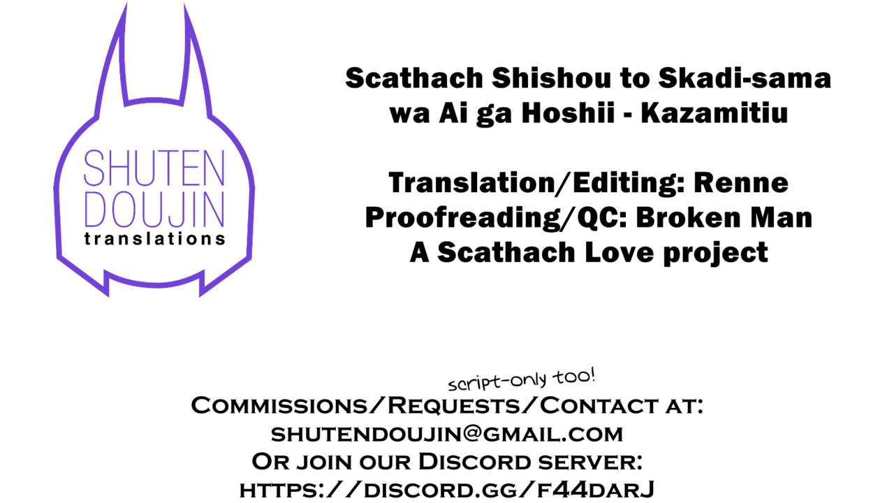 Threesome Series — Scathach and Skadi Crave Hardcore Fucking and Creampies  [Tiusan Kingdom (Kazamitiu)]