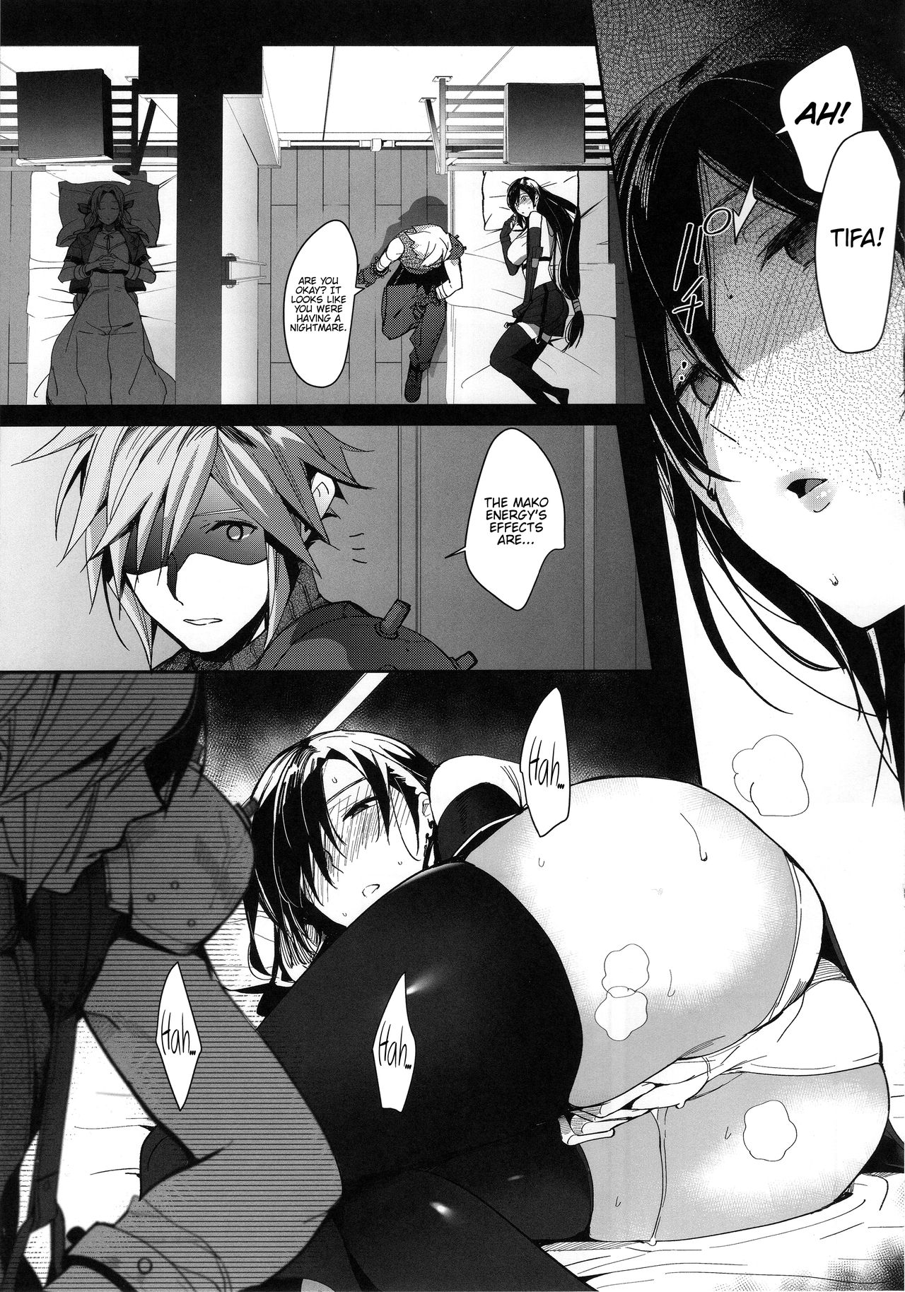 Threesome Series — Tantalizing Two Gill Hardcore FFM Threesome Rough Anal and Double Blowjob [C97 ROUTE1 Taira Tsukune Final Fantasy VII English Hennojin]