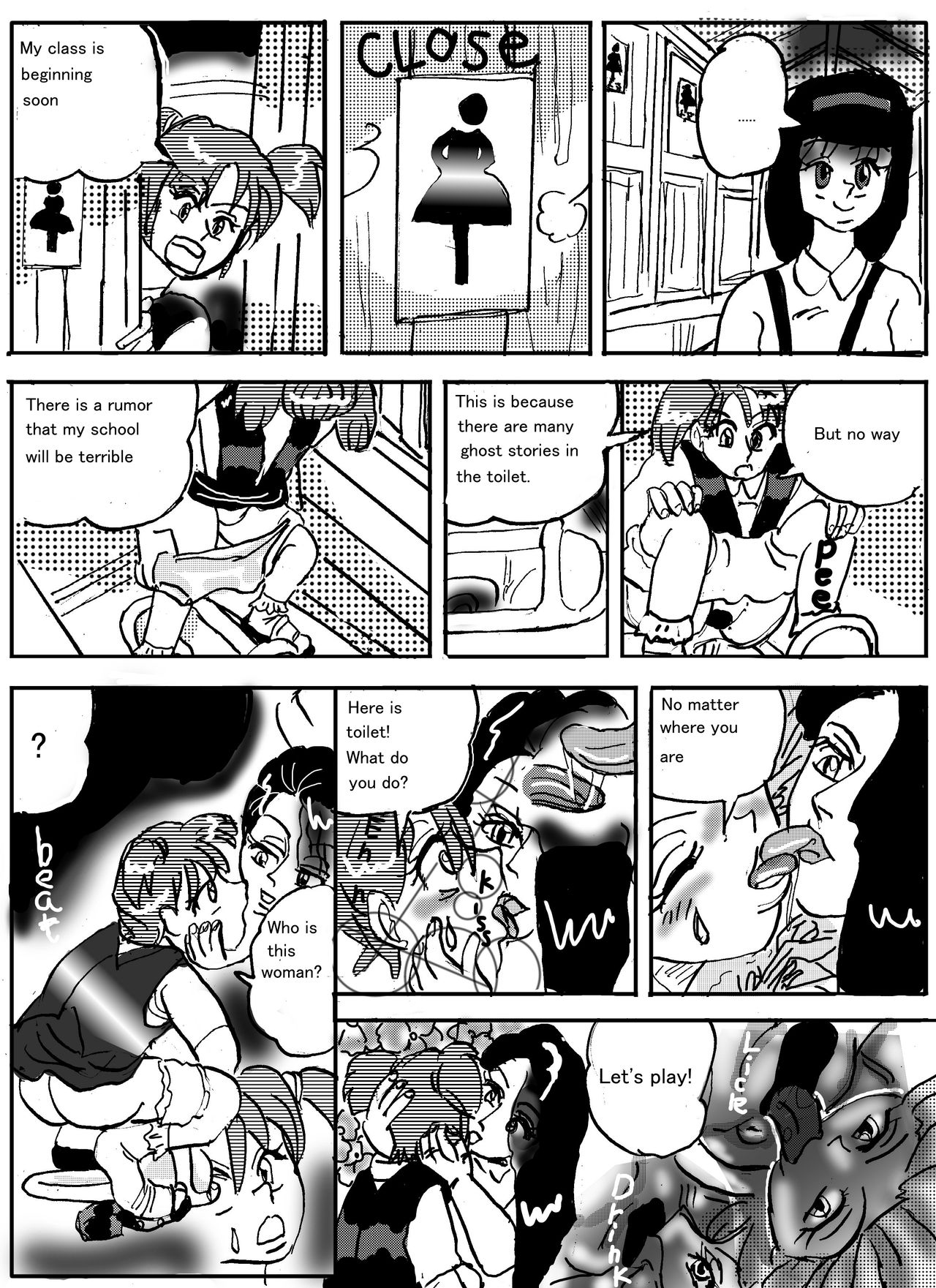 Urban Legend Series — Haunted Toilet Fuck: Ghost Girl Appears for Creampie Sex [Mashiba Kenta (Stuka)]