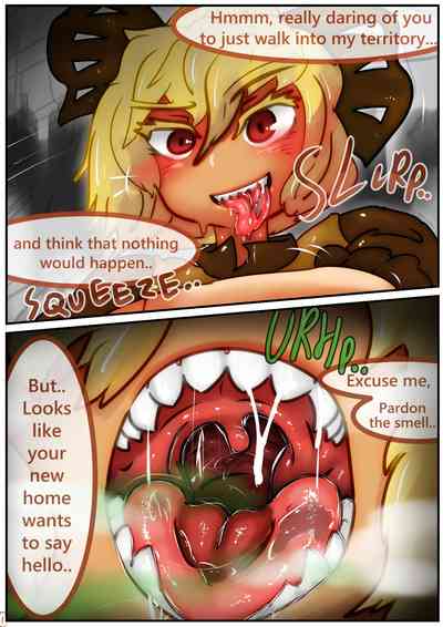 Vore Series —  Spider Monster Girl Devours Man Whole  [Hughoftheskies]
